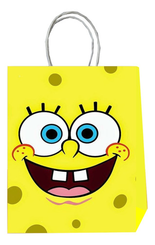 6 Bolsas Sorpresa Dulces Cumpleaños Bob Esponja #1