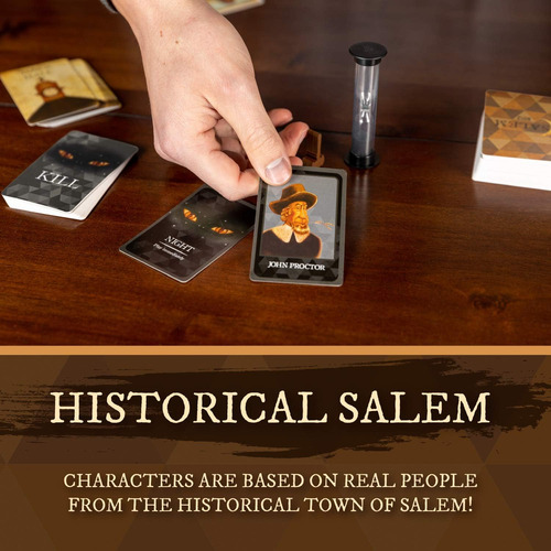 Salem 1692 - Juego De Mesa De Caza De Brujas Para Amigos Y F