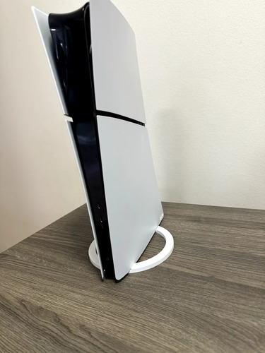 Soporte Base Vertical Compatible Ps5 Slim - Rejillas Cooling Blanco