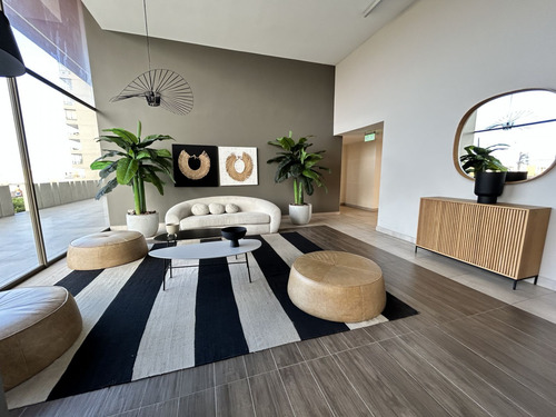 Departamento Full Amoblado 1d1b + Est., Excelente Sector Nor