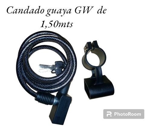 Candado De Guaya Gw De 1,50mts