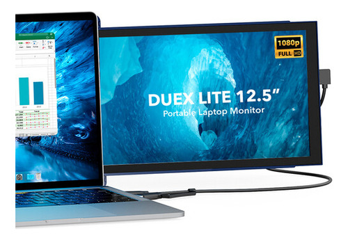 Monitor Mobile Pixels Duex Lite 12.5 Pulgadas 1080p Azul Ma