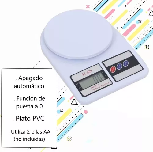 Balanza De Cocina Digital De 1 Grs A 10 Kg Excelente!