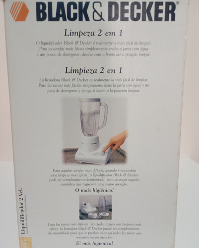 Liquidificador Black Decker Ib55 Resistente Potente Novo! Branco (Usado)