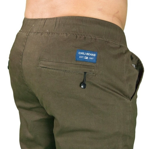 Jogger De Gabardina Stretch Para Hombre