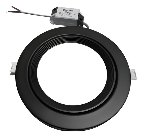 Kit De Luminarias P/bote Integral Ó Plafón 12w Negro 90 Pzas Negro