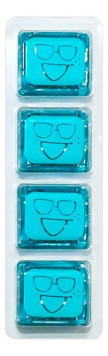 Set 4 Cubos Glo Pals Iluminados Activación Agua Blair Azul