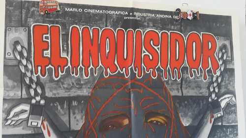 Afiche Cine Poster Bernardo Arias El Inquisidor Olga Zubarry