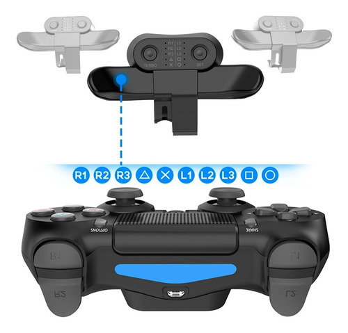 Imagen 2 de 6 de Botones Traseros Aolion Para Mandos De Ps4 V1-v2 Rac Store