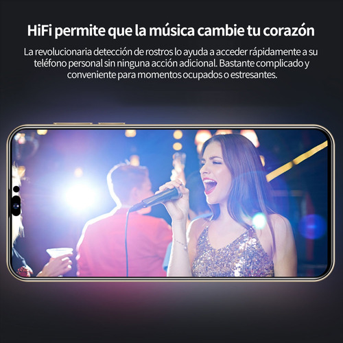 Teléfonos Inteligentes Android Baratos I14 Pro Max 6.56 En Ram 2gb Y Rom 16gb Blanco