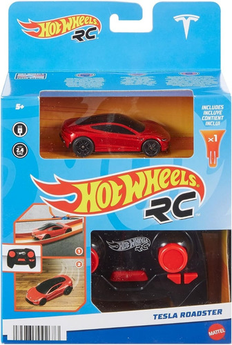 Auto Hot Wheels Rc Tesla Roadster Control Remoto