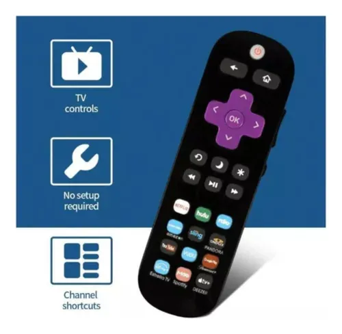 Control Mando Distancia Universal Roku Series Tv Tcl Rc-2800