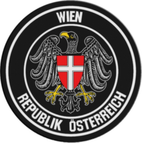 Parche Escudo Circular Austria Viena