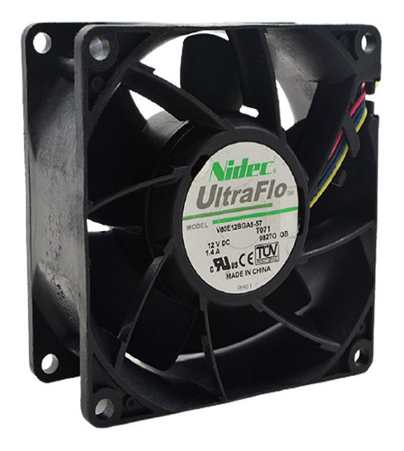 Nidec Fan Cooler Ventilador  6000 Rpm 12x12 