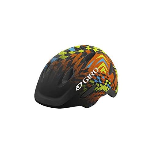 Giro Scamp Cycling Helmet - Youth Matte Black Check Fade (20