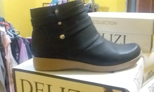 Botin Negro  Oferta Talla 39