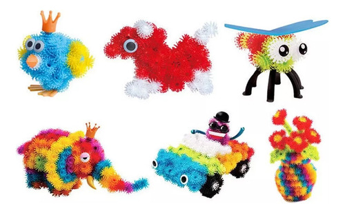 Juegos Creativos De Bricolaje Bolas Adhesivas Juguetes De