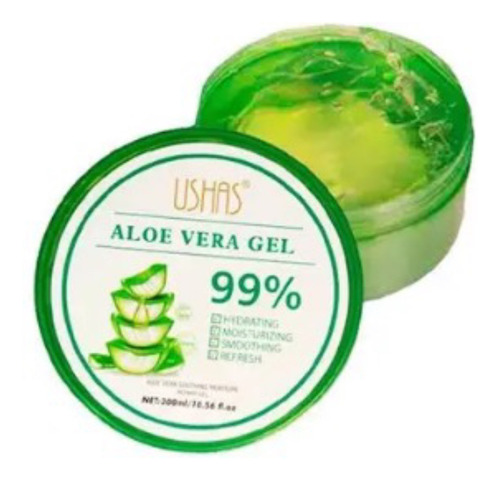 Gel Hidratante Reparador Aloe Vera 99% Puro, Rostro Y Cuerpo