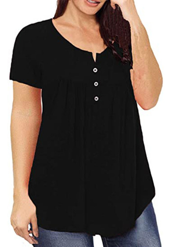Camisas De Talla Grande Para Mujer, Blusas Con Botones