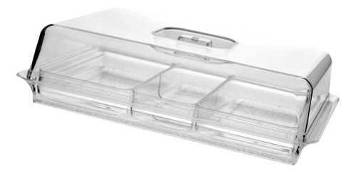 Bandeja Rectangular Para Servir De Policarbonato