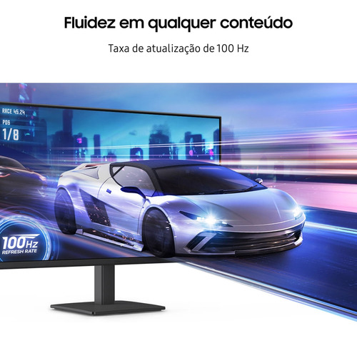 Monitor Gamer Samsung 27" FHD,100 Hz, HDMI, VGA,Preto, S3