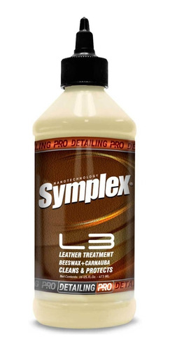 Symplex L3 Restaurador, Hidratador De Cueros, Octavos 16 Oz