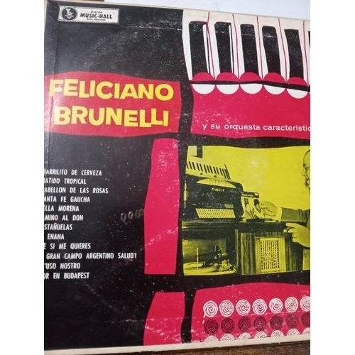 Feliciano Brunelli Y Su Orquesta Caracteristica Lp Vinilo (Usado)