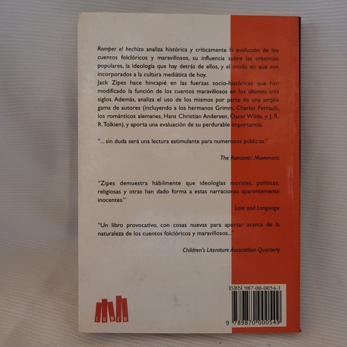 Romper El Hechizo Vision Politica Cuentos Jack Zipes Lumen