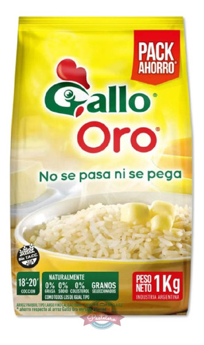 Arroz Parboil X1kg Gallo