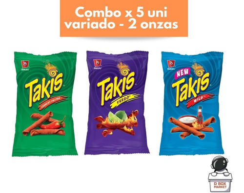 Taki Sabor Variado X 5 Uni-2oz