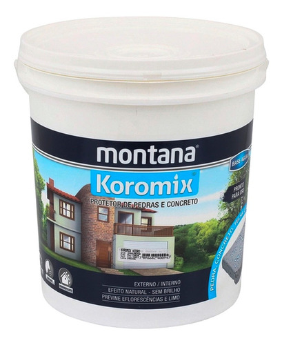 Impermeabilizante P/ Pedras E Concreto Koromix Montana 18lts