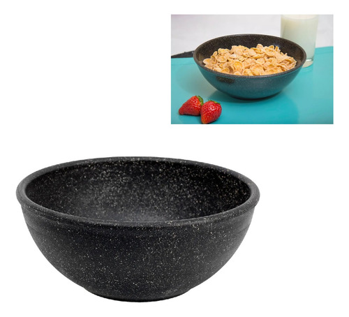 Tigela Bowl 500ml Cumbuca Pote Preto Restaurante Oriental