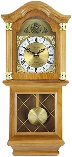 Bedford Clock Collection Reloj De Pared Con Péndulo Oscilant