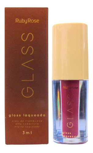 Gloss Laqueado Ruby Rose Glass Bg05 3ml
