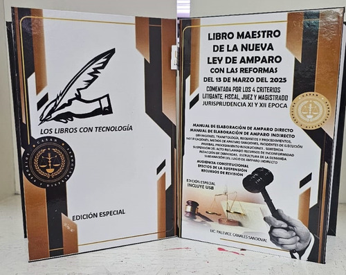 Libro Maestro Ley De Amparo Comentada 2025 +usb P.dura