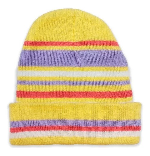 Gorro Beanie Diseño Colorido Invierno Para Niña