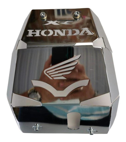 Protector Motor Quilla Pechera Moto Honda Xr 150 L Cromada 