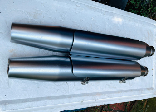 Escapamento Completo Harley Fat Boy Low Special Original (Usado)