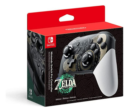 Controle joystick sem fio Nintendo Switch Pro Controller The Legend of Zelda: Tears of the Kingdom Edition black