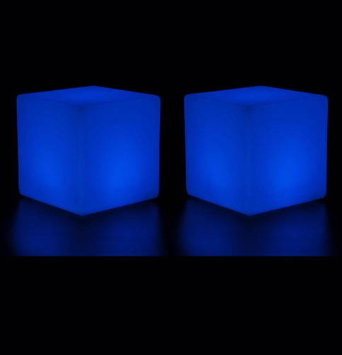 Imagem 2 de 6 de 2x Puff Iluminado- Artiluminacao - Puff 43 Led- Frete Gratis