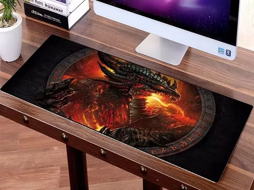 Mouse Pad Gamer 70x35 Dragão Raio Fogo Vermelho Anime Jogo - Hackz - Mouse  Pad Gamer - Magazine Luiza