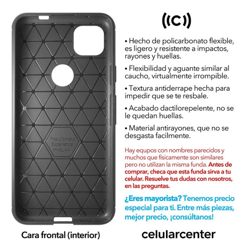 Funda Premium Pixel 4a 4g Case Protector Cover Carcasa Tpu