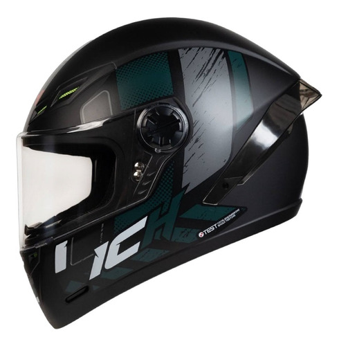 Casco Integral Ich 501sp Chavax Negro/verde Certificado