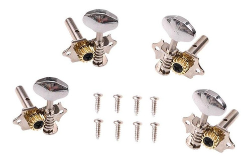 2l + 2r Ukulele Tuning Pegs Cabeças De Máquina Para