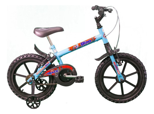 Bicicleta Infantil Dino A16 Tk3 Track Azul/vermelho Bj