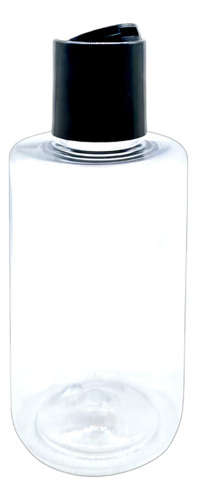 Botella Pet Cilindrica Corta 150ml Disktop Negra (100 Pza)