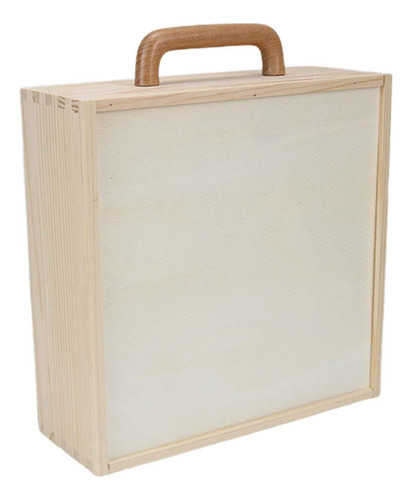 Caja De Madera Con Asa Con Tapa Cajas Tapa De Madera Grande