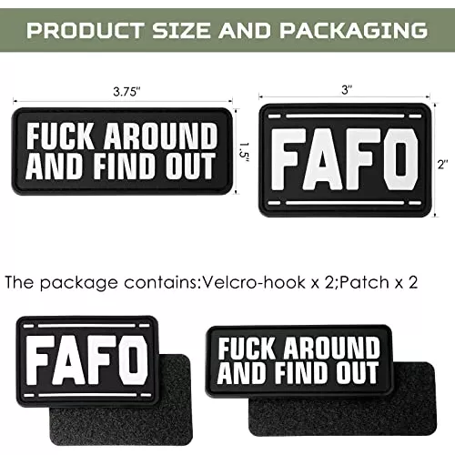 F.A.F.O. PVC Patch