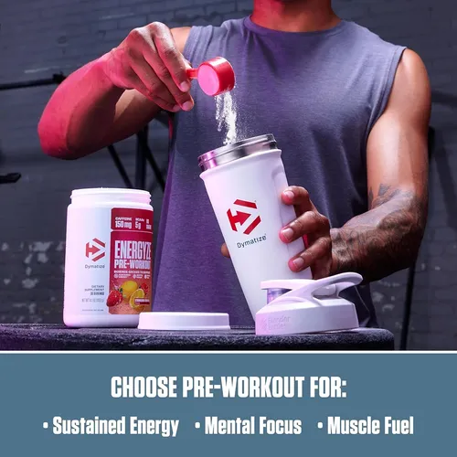 Dymatize Energyze Pre Workout Polvo Para Hombres Y Mujeres