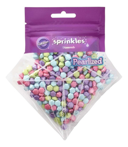 Sprinkles Diamantes Gemas Multicolor 85 Gr Wilton